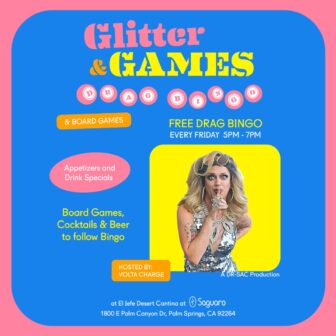 Glitter and Games flyer