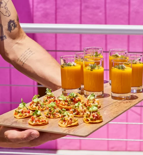 Ceviche in Palm Springs.